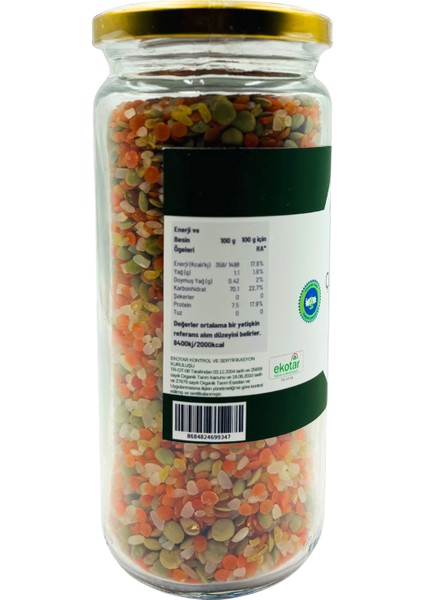 Organik Çorbalık Tahıl Karışımı 380 G +6 Ay fiyatları