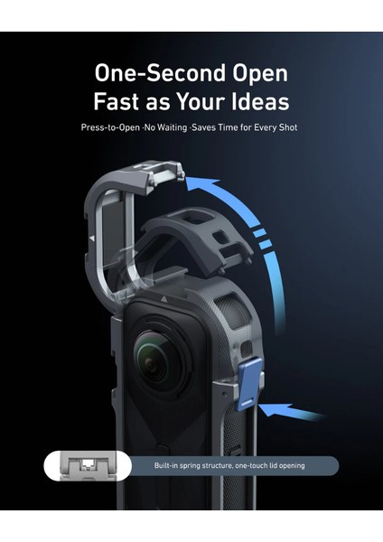 INSTA360 X5 Uyumlu Utility Metal Çerçeve | Utility Frame Metal Cage For INSTA360 X5 fırsatları