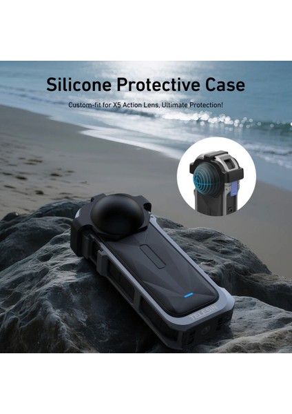 INSTA360 X5 Uyumlu Utility Metal Çerçeve | Utility Frame Metal Cage For INSTA360 X5