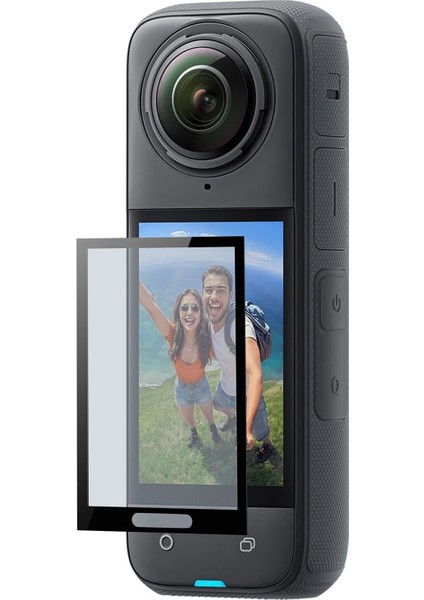 INSTA360 X4 & X5 Uyumlu Ekran Koruyucu | INSTA360 X5 Uyumlu Temperli Ekran Koruyucu