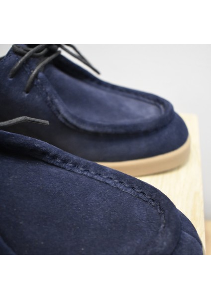Hakiki Süet Deri Lacivert Loafer fırsatları