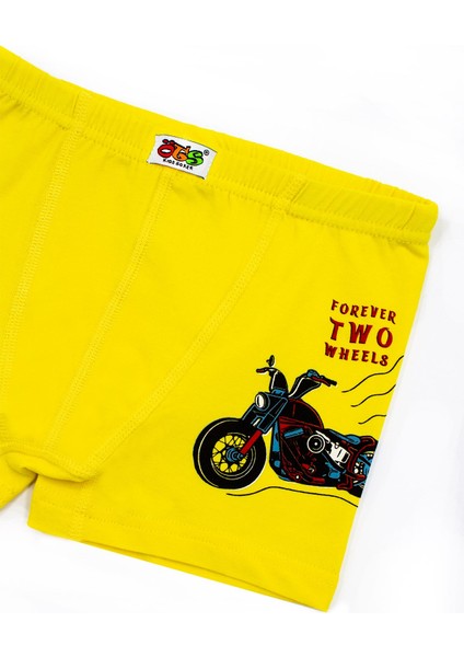 Erkek Çocuk Boxer 3'lü Baskılı (%96 Pamuk - %4 Elastan)