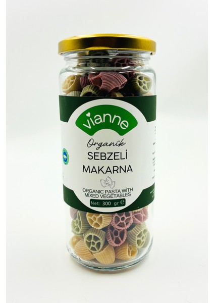 Organik Bebek Sebzeli Makarna 250 G +6 Ay