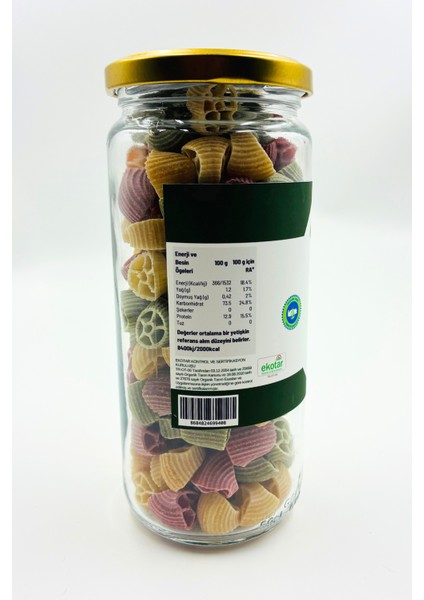 Organik Bebek Sebzeli Makarna 250 G +6 Ay modelleri