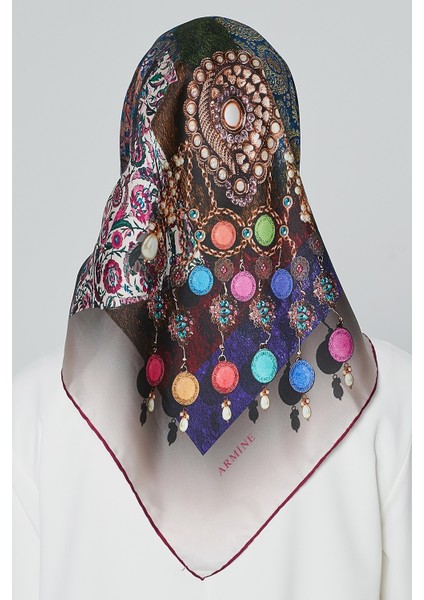 İpek Eşarp Sura Yeni Nostalji Serisi Fuşya Mor Yeşil Mavi fırsatları