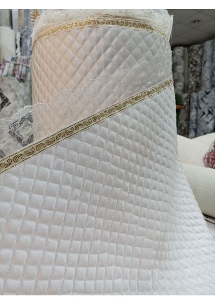 Dolap Içi Beyaz Kapitone Dantelli Şeritli Raf Örtüsü En 50 cm fırsatları