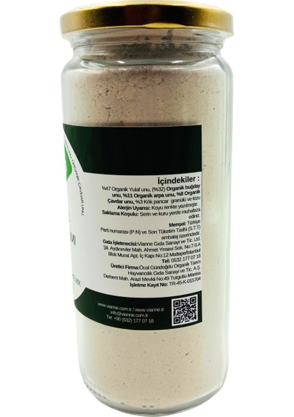 Organik Pancarlı Krep Karışımı 300 Gr (+6 Ay) fiyatları