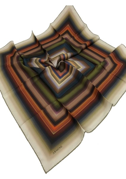 Nostalji Serisi Sura İpek Eşarp 8237-02