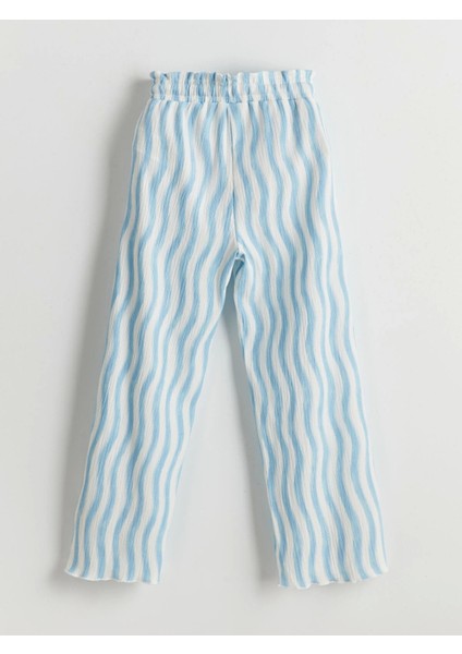 Lcw Kids Mavi Beli Lastikli Kız Çocuk Eşofman Altı fiyatları