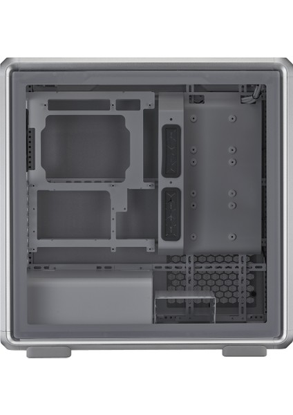 Masterframe 600TG MF600-SGNN-S00 3X140MM(ÖN)-1X120MM(ARKA) Argb Fan Modüler Atx Alüminyum Gümüş Gri Mid Tower Gaming (Oyuncu) Kasası modelleri