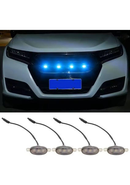 Rgb Araba Iç Panjur Aydınlatma App Kontrolü 12 V LED Izgara Işığı Kumandalı fiyatları