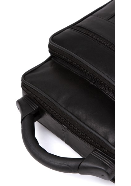 Erkek Hakiki Deri Günlük Omuz Ve El Çantası (22X27 CM) - new099 - Siyah fırsatları