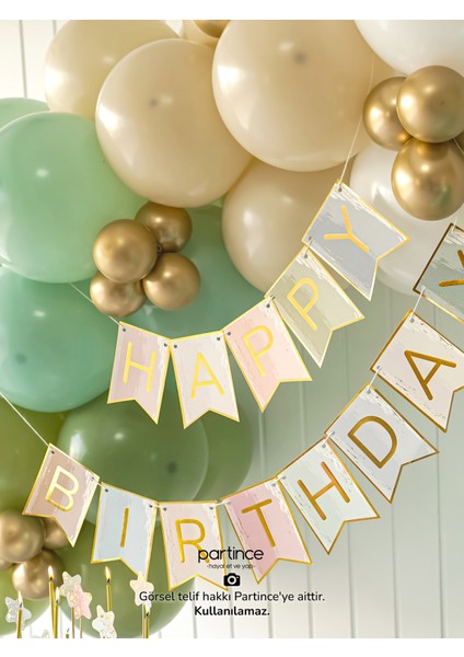 1 Yaş Balonu Doğum Günü Balon Zinciri Turkuaz Parti Seti fırsatları