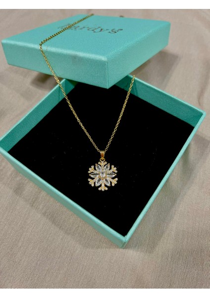 Zarif Lotus Çicekli Paslanmaz Zincirli Kolye modelleri