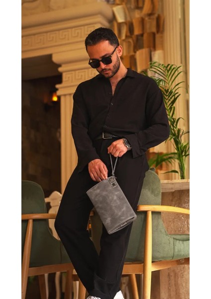 Trace Parmak Izi Okuyucu Hakiki Deri Kişiye Özel İsim Baskılı El Çantası