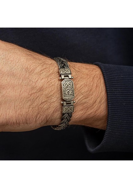 Saç Örgüsü Hasır 925 Gümüş Bileklik Künye fiyatları