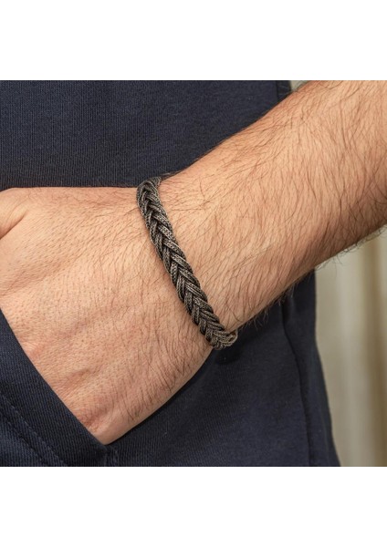 Saç Örgüsü Hasır 925 Gümüş Bileklik Künye fırsatları