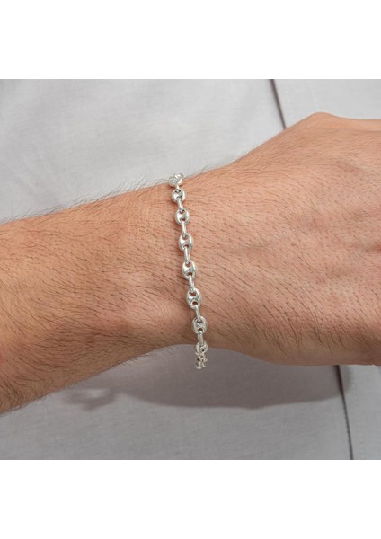 Gemici Halat 925 Ayar Gümüş Erkek Bileklik Künye modelleri