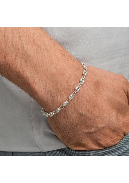 Gemici Halat 925 Ayar Gümüş Erkek Bileklik Künye indirimleri