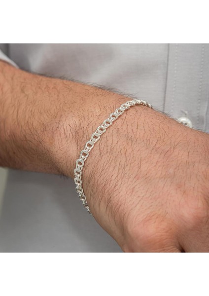 Garibaldi Modeli 925 Ayar Gümüş Erkek Bileklik Künye modelleri