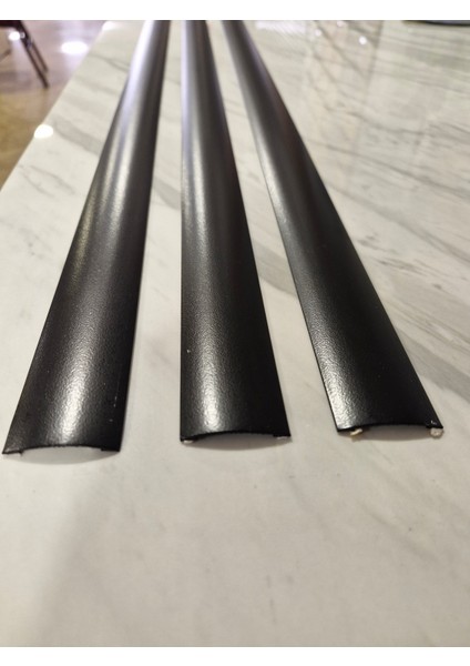 Parke Eşik Çıtası Kendinden Yapışkanlı Siyah Renkli Alüminyum Profil 90 cm /3 Adet. indirimleri
