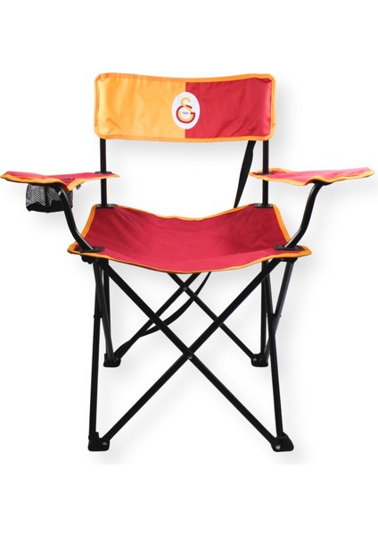 Galatasaray Orijinal Lisanslı Parçalı Kamp Sandalyesi (Tk 150KG)