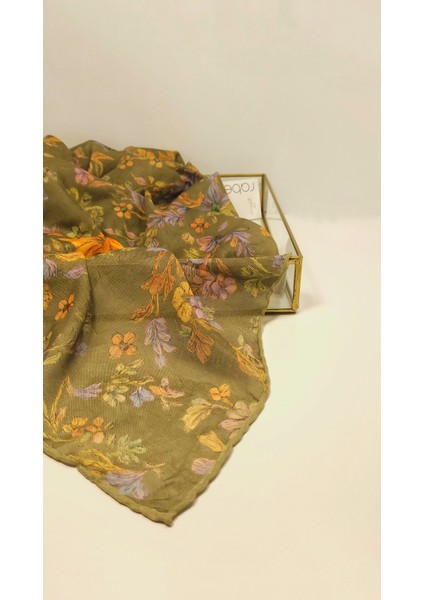 Vintage Bahar Soft Eşarp - Dokuma Pamuk
