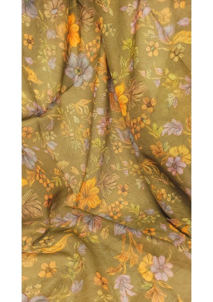 Vintage Bahar Soft Eşarp - Dokuma Pamuk