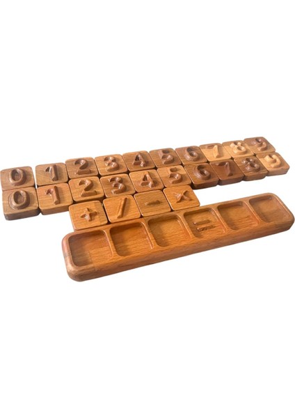 Ahsap Matematik Ögrenme Seti - 21 Parça, Egitici ve Zeka Gelistirici Oyuncak fiyatları