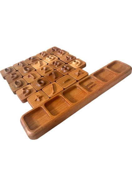 Ahsap Matematik Ögrenme Seti - 21 Parça, Egitici ve Zeka Gelistirici Oyuncak modelleri