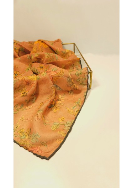 Vintage Bahar Soft Eşarp - Dokuma Pamuk