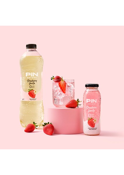 Strawberry vanillia beyaz Çaylı Özel Seri - Şekersiz & Kalorisiz 1 Litre x 6 Adet fiyatları
