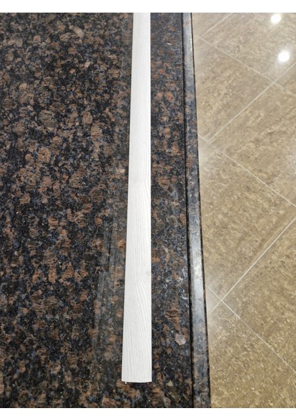 Parke Eşik Çıtası Kendinden Yapışkanlı Beyaz Meşe Renkli Alüminyum Profil 90 Cm/3 Adet. indirimleri
