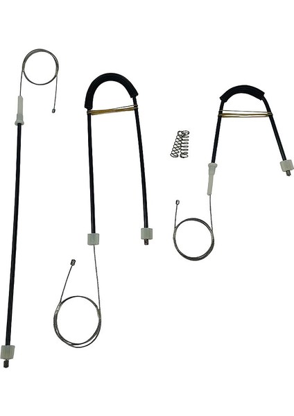 Renault Clio 3 Için Cam Kriko Teli - Ön