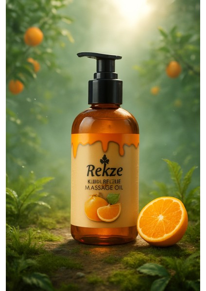 Yenilebilir Portakal Aromalı 4'lü Masaj Yağı – 4x120 ml
