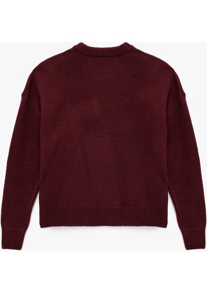 Uzun Kollu Bisiklet Yaka Asimetrik Kesim Triko Kazak fiyatları