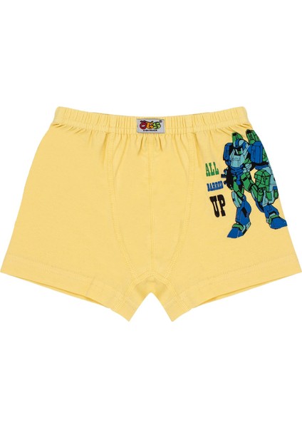 Erkek Çocuk Boxer 3'lü Baskılı (%96 Pamuk - %4 Elastan) modelleri