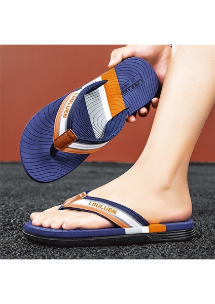 Yaz Platform Flip Flop Sandalet Erkek Terlik Kaymaz Moda Plaj Ayakkabıları-Erkek ve Kadın Için Aynı Model (Yurt Dışından)