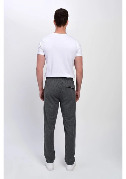 Erkek Antrasit Eşofman Altı Beli Lastikli Fermuarlı Cepli AS-101 fiyatları