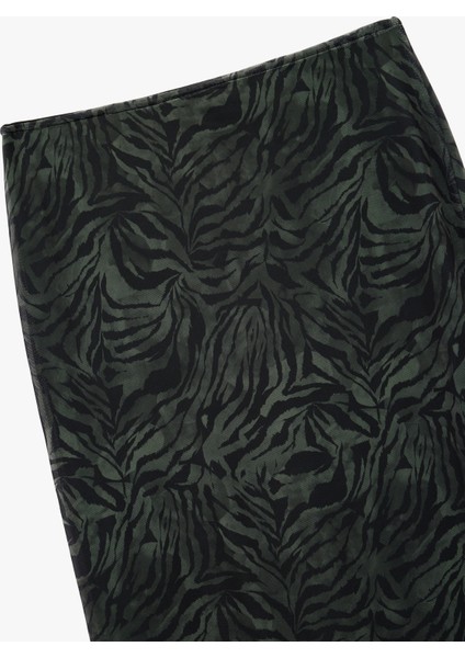 Tül Midi Kalem Leopar Etek modelleri