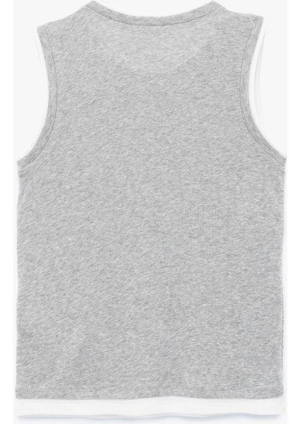 Slim Fit Bisiklet Yaka Biyeli Kolsuz Bluz fiyatları