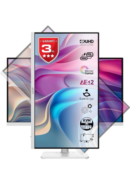 27" MODERN MD272UPHW 3840x2160 (UHD) 16:9 FLAT IPS 60Hz 1MS ADAPTIVE-SYNC PIVOT TYPE-C MONITOR