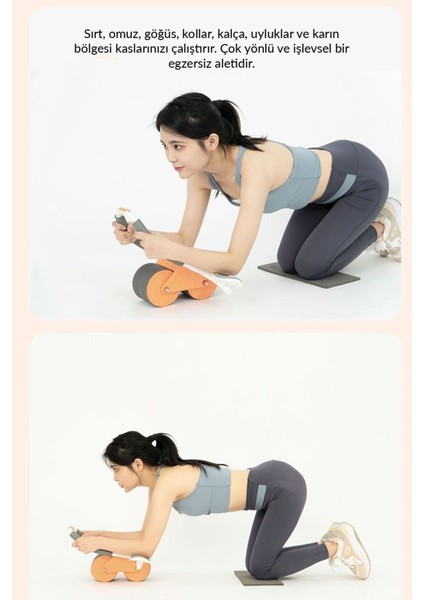 Çok Fonksiyonlu Mekik Aleti – Çek Bırak Karın Egzersizi ve Direnç Lastikli Fitness Aleti