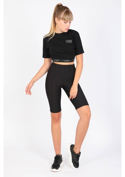 Kadın Siyah Biker modelleri