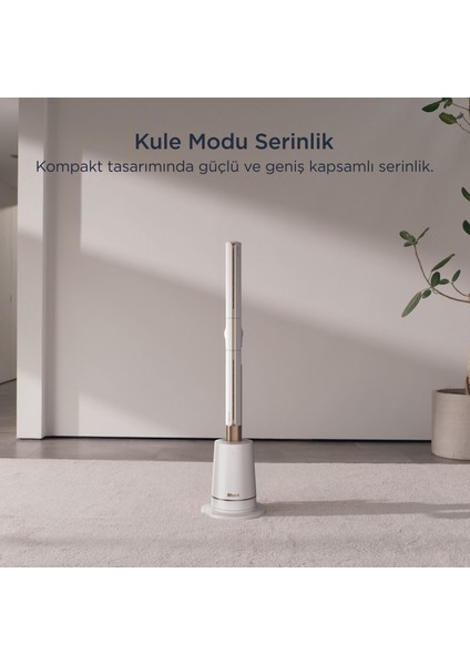 Turboblade Çok Yönlü Yüksek Hızlı Serinletici Fan Beyaz fırsatları