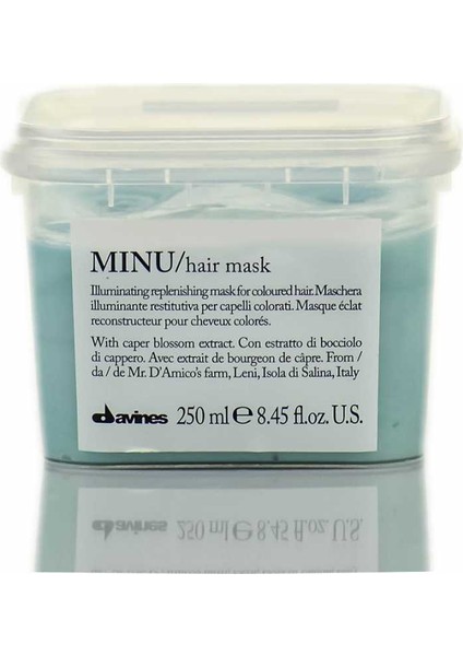 Minu Hair Mask Boyali Saçlar İçin Koruyucu Saç Maskesi 250ml fiyatları