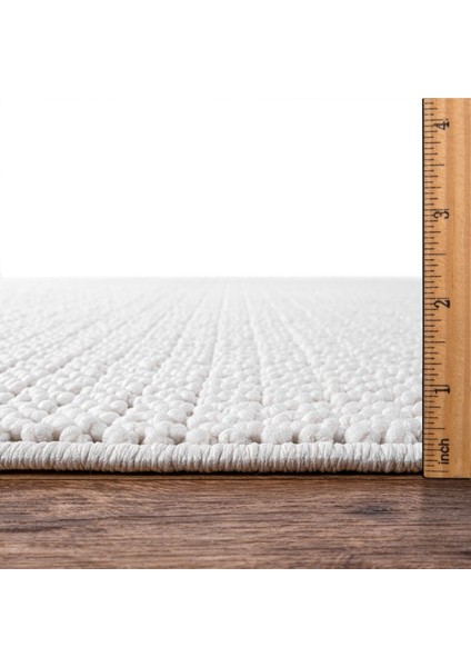 S256 Beyaz Bukle Halı – Saraz Buklem Koleksiyonu Salon Halısı, Mutfak Halısı, Antre Hol Halısı fiyatları