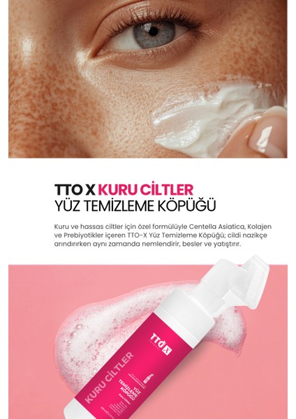 x Kuru Ciltlere Özel Çay Ağacı Içeren Aplikatörlü Yüz Köpüğü indirimleri