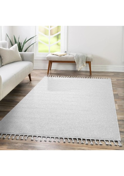 S256 Beyaz Bukle Halı – Saraz Buklem Koleksiyonu Salon Halısı, Mutfak Halısı, Antre Hol Halısı modelleri