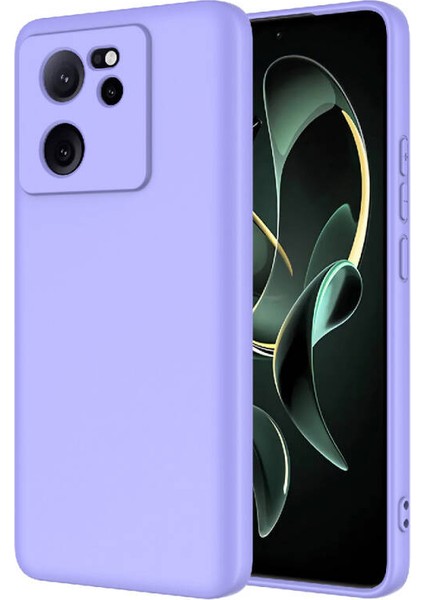 Xiaomi Mi 13T Pro Kılıf Yumuşak Doku ve Kadife Dolgulu Clay Premium Silikon Kapak